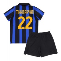 Inter Milan Henrikh Mkhitaryan #22 Domáci Detský futbalový dres 2026-27 Krátky Rukáv (+ trenírky)
